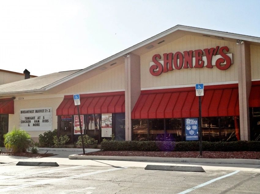 Restaurant storefront exterior